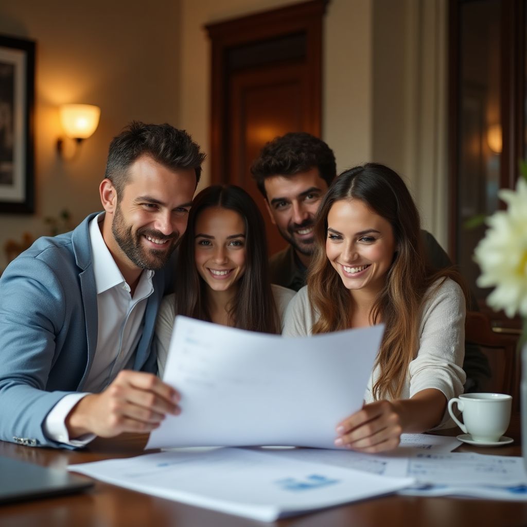 Familia que mejoró su planificación patrimonial